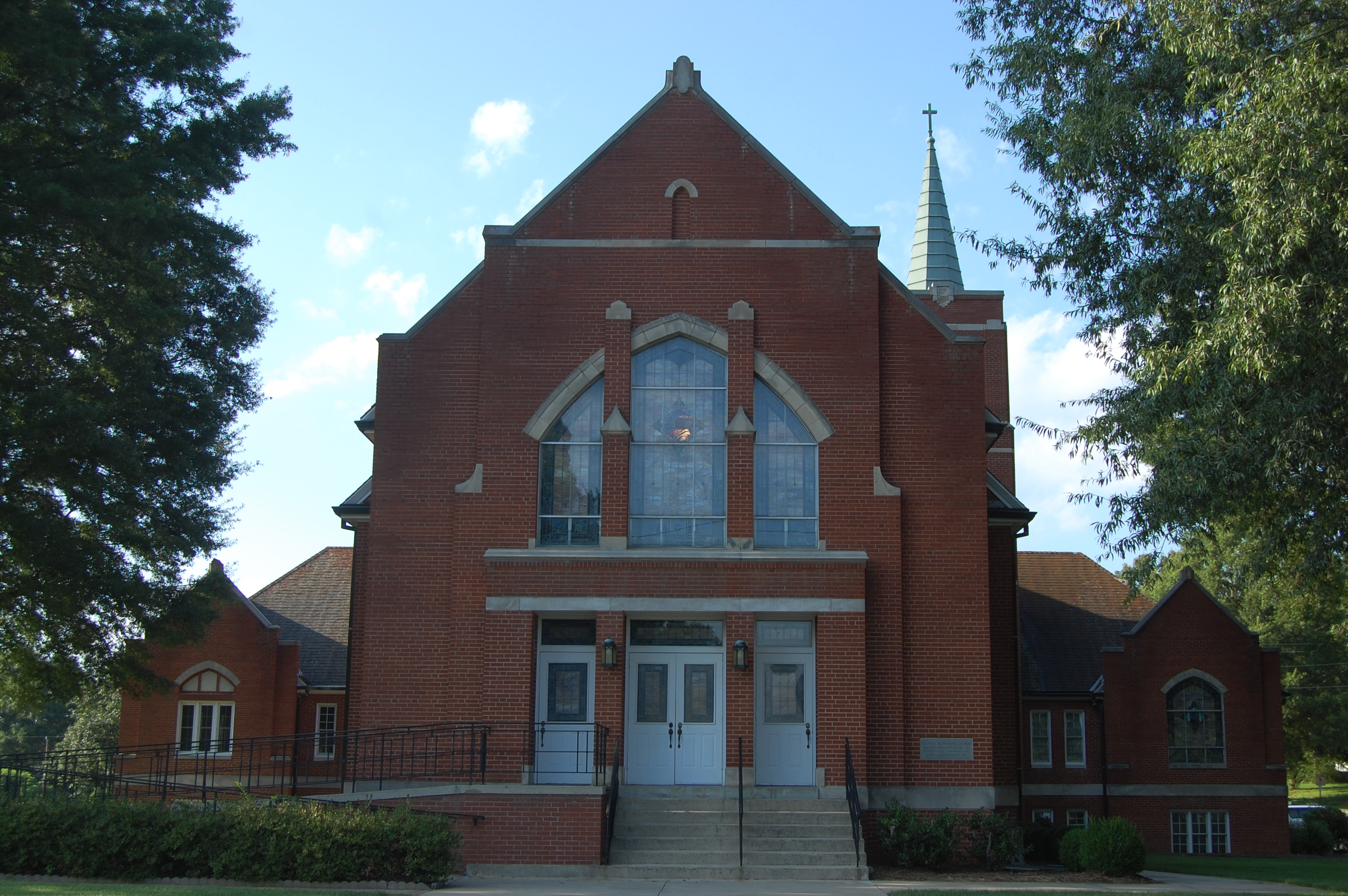 churchfront Central UMC Denton