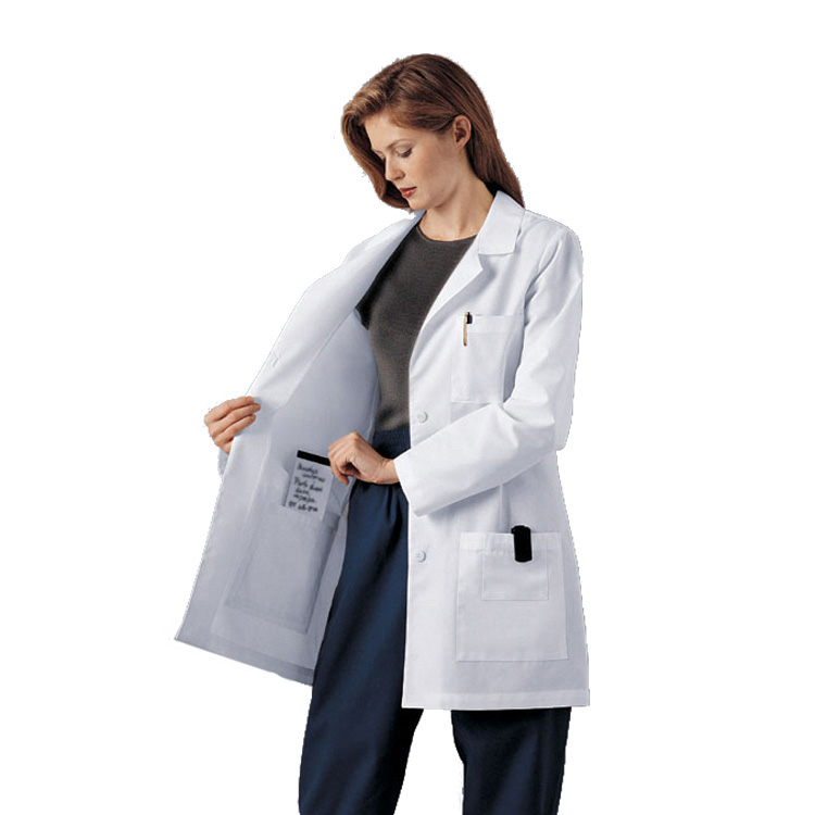 Women’s Notched Collar Lab Coat CHEROKEE 346 Central Uniforms