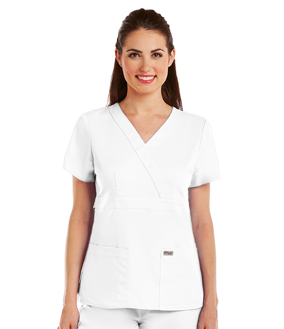 Grey’s Anatomy Junior Fit Mock Wrap Top 4153 Central Uniforms