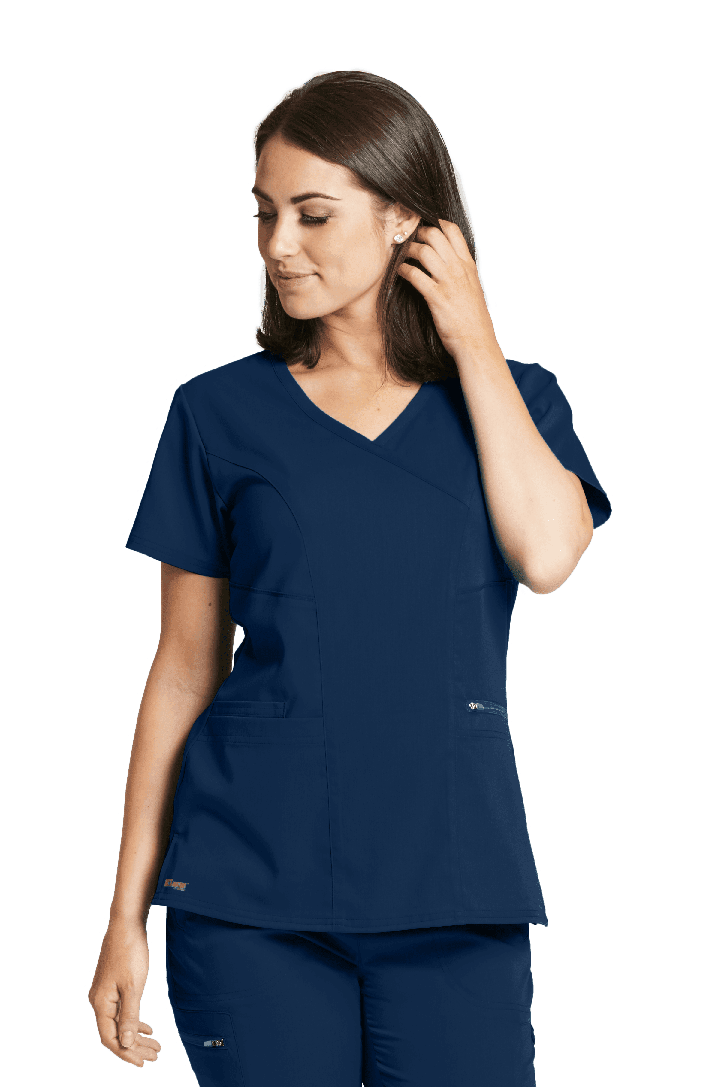 Grey’s Anatomy Spandex Stretch VNeck 4 pocket Scrubs Top GRST011