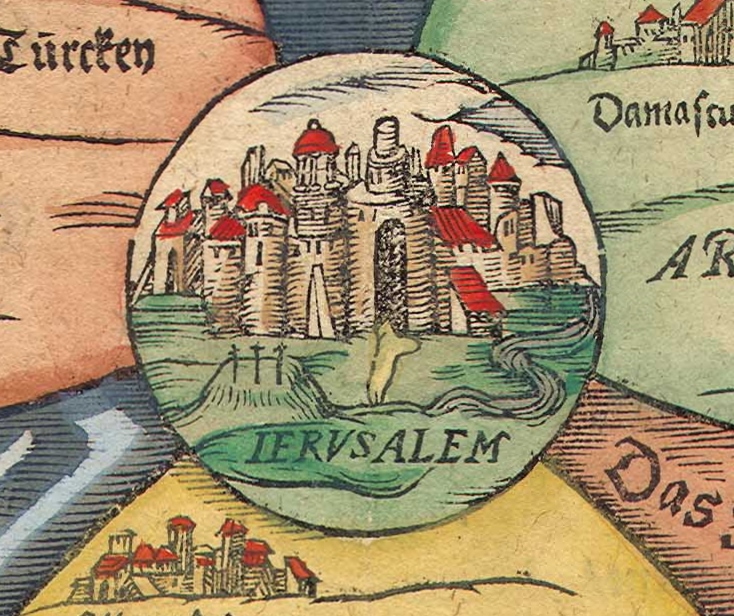 Jerusalem at the very centre of the World, Bunting’s Map and social