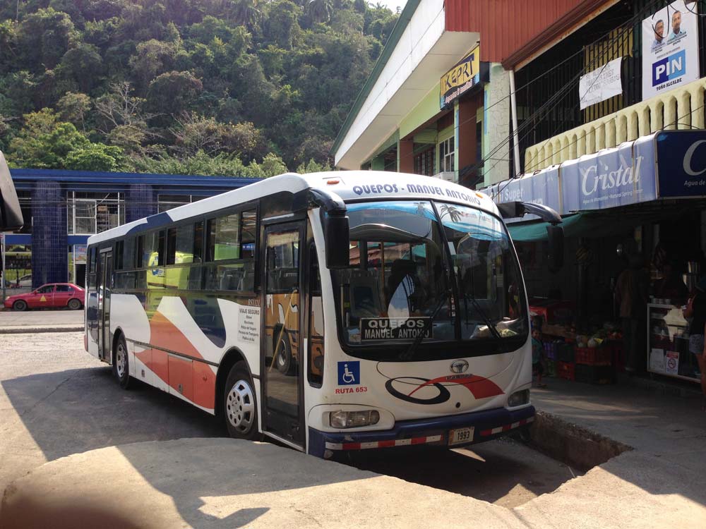 Manuel Antonio Costa Rica Bus Travel Guide
