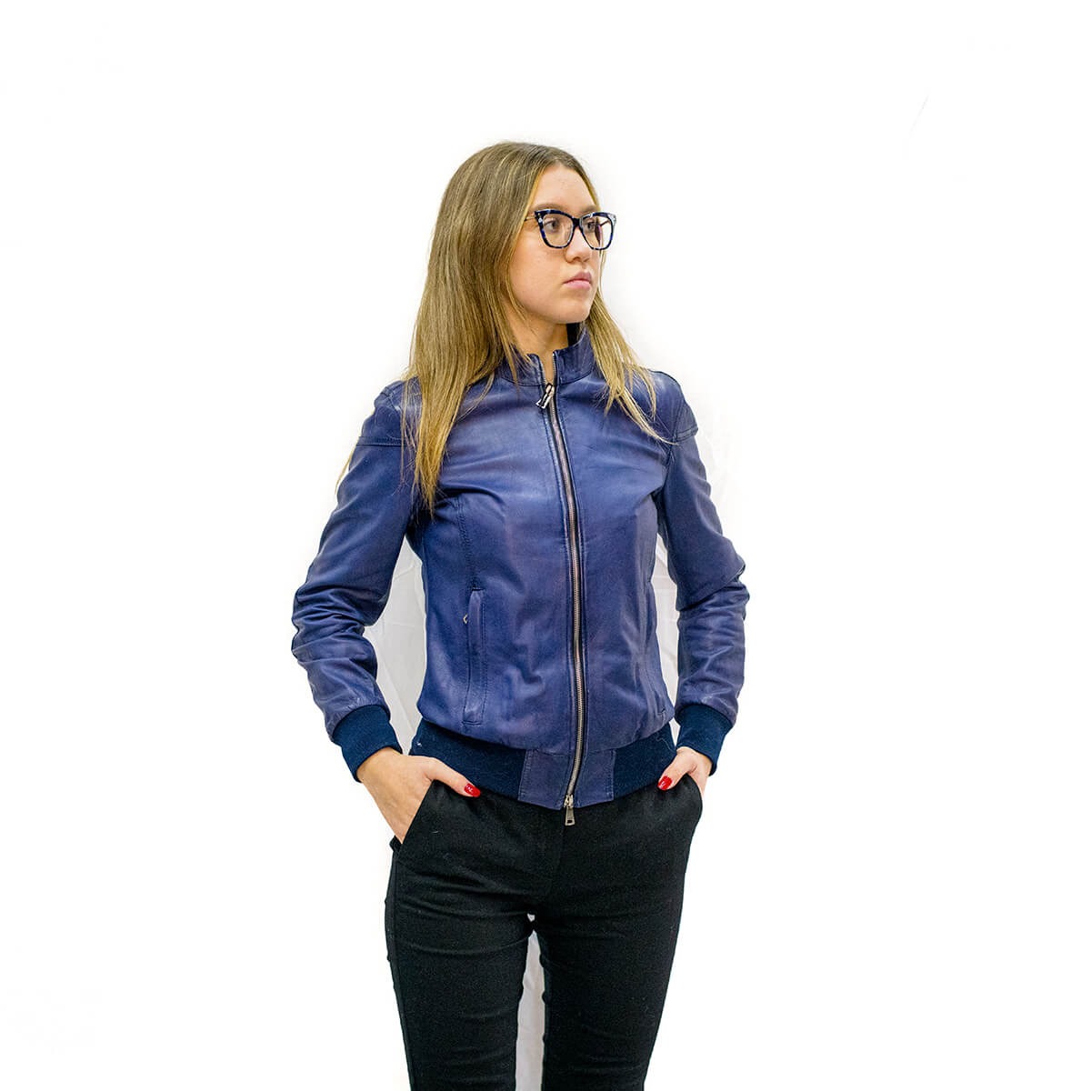 Giubbino in nappa nature • Centro Moda Pelle