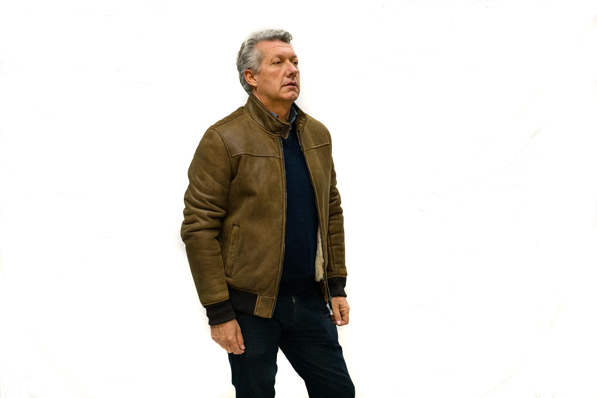 Bomber in montone nappato • Centro Moda Pelle