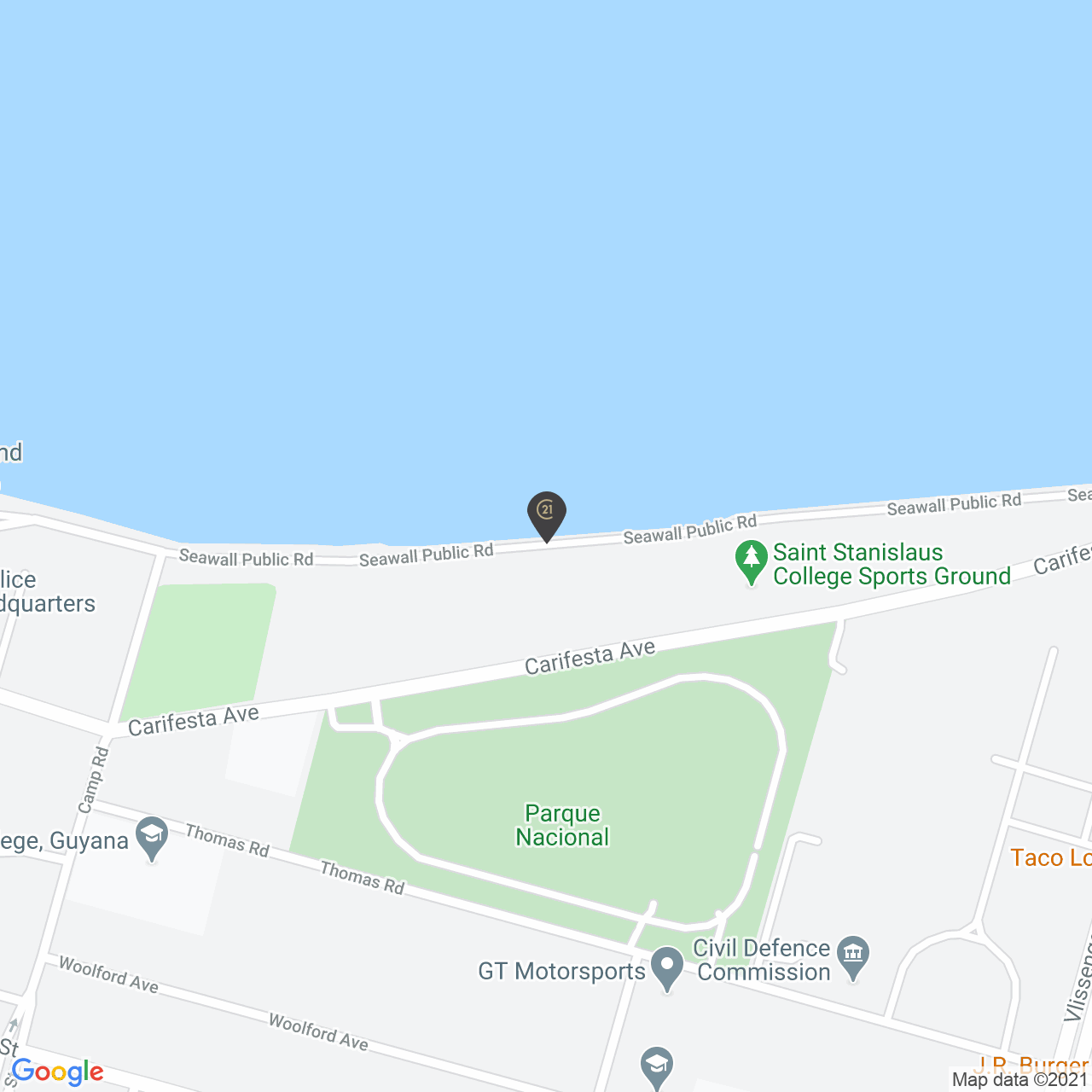 Ubicación CENTURY 21 Guyana