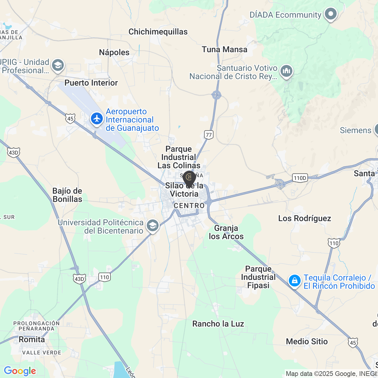 Ubicación CENTURY 21 SiNow