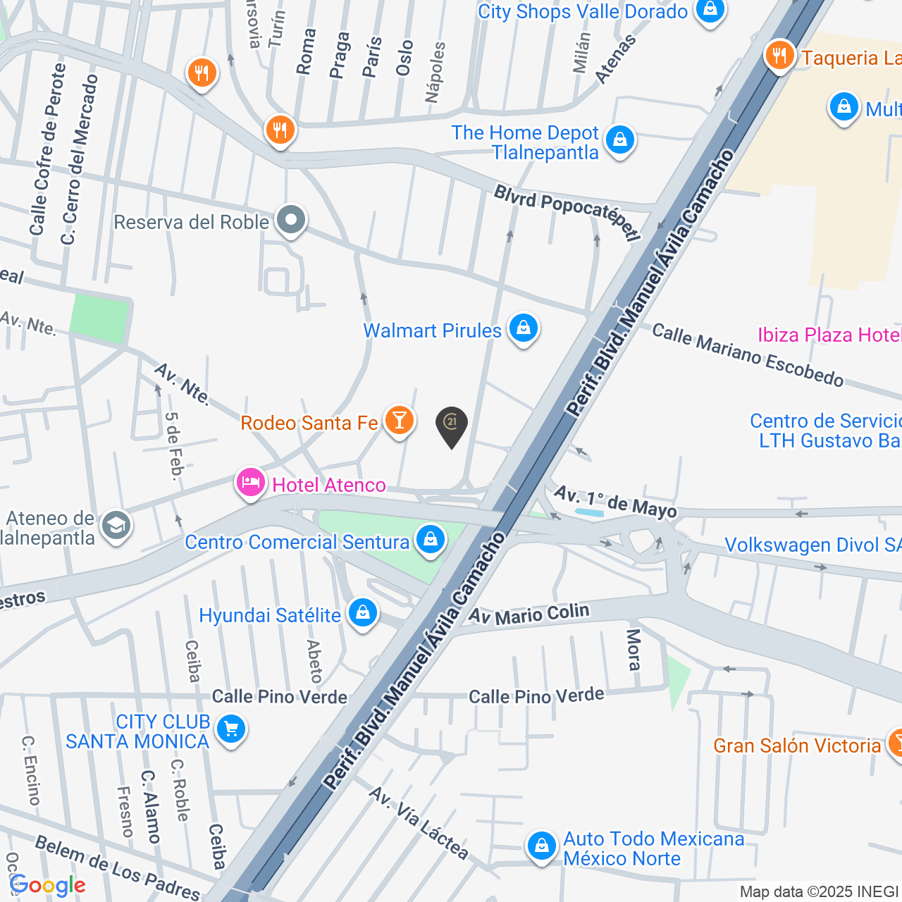 Ubicación CENTURY 21 ABA