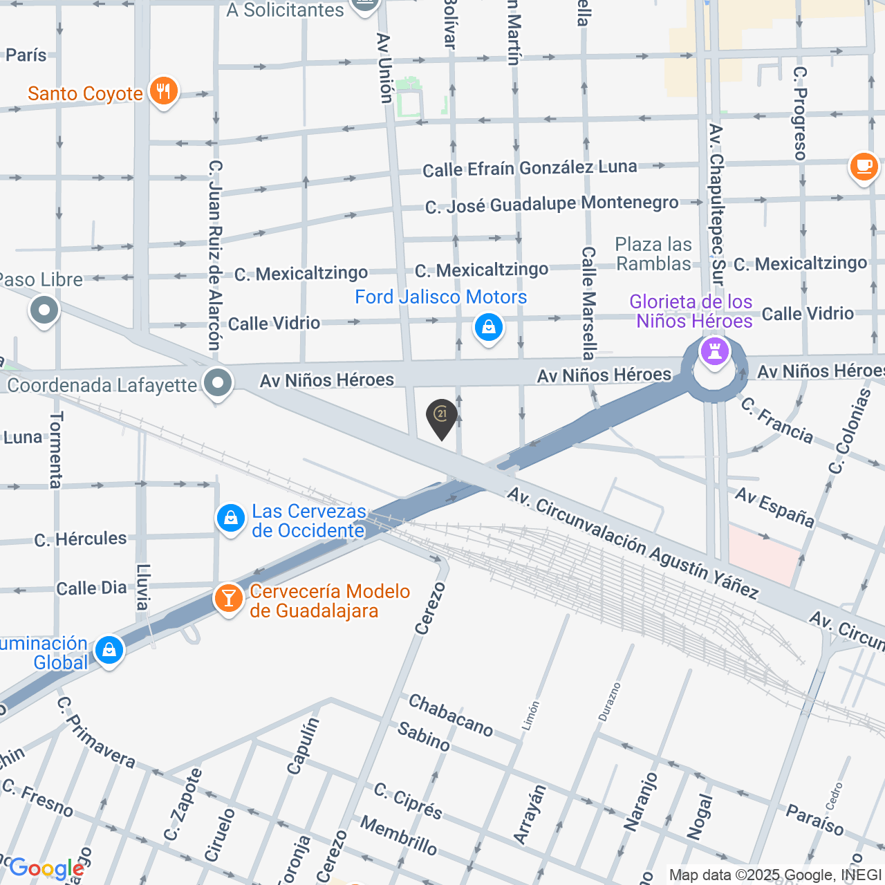 Ubicación CENTURY 21 Garcialba