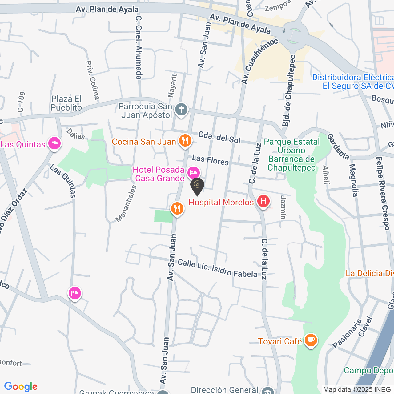 Ubicación CENTURY 21 Palacio