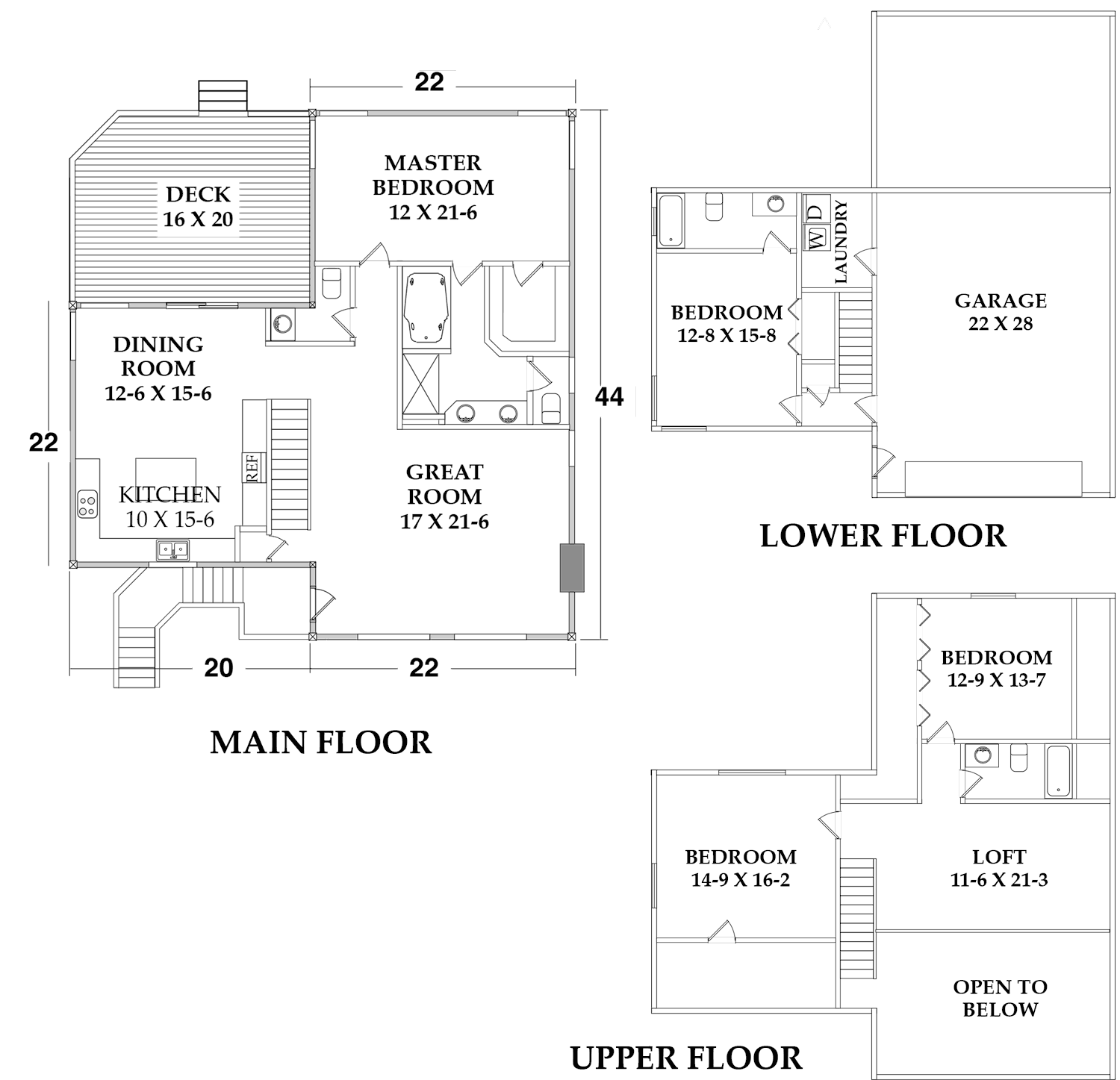 Running Springs 3 bedroom, 2 bath Century Cedar Homes