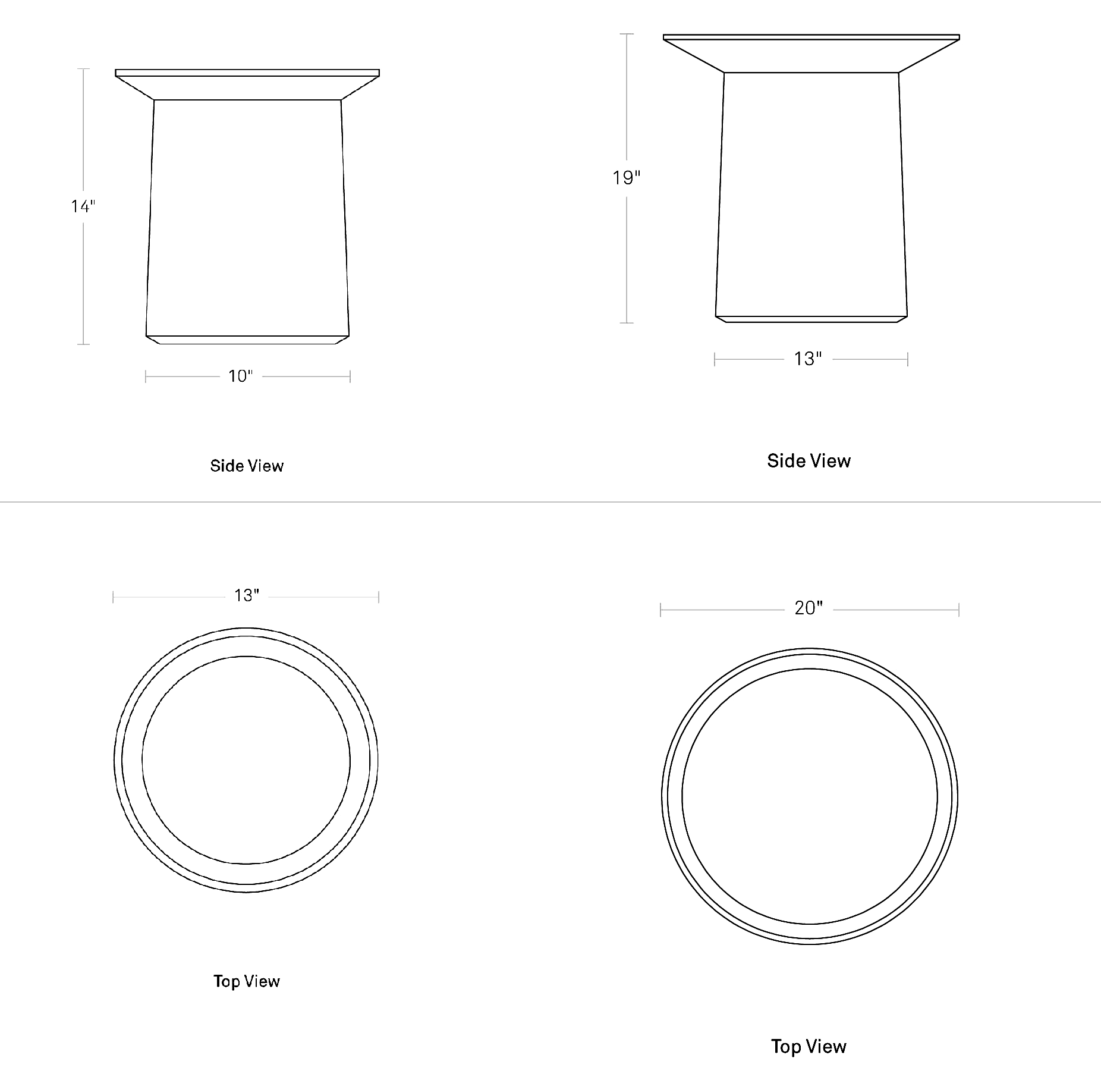 Blu Dot Coco Side Tables The Century House Madison, WI