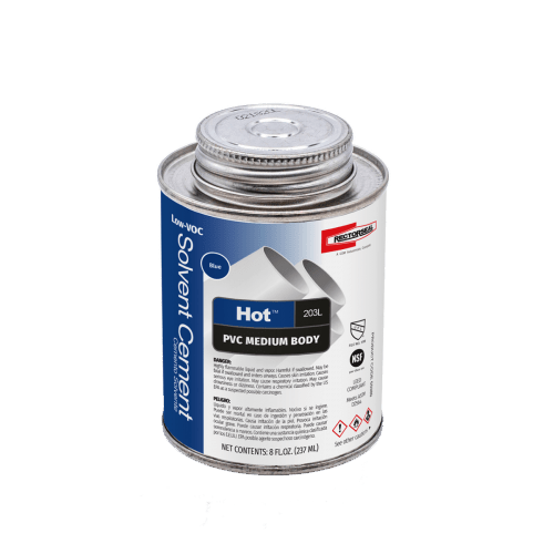 55989 PVC CEMENT HOT 203 8OZ FAST SET Adhesives and Sealants