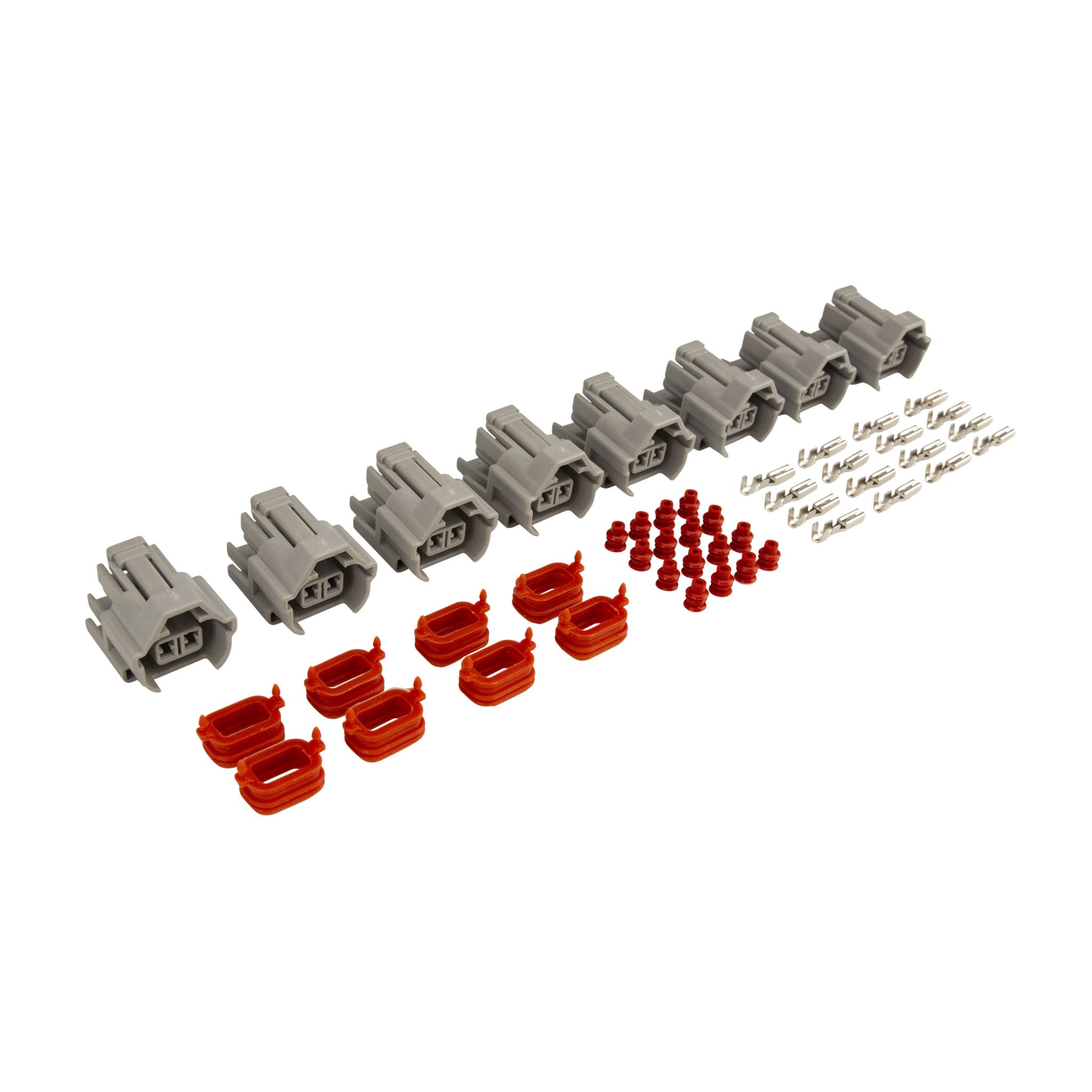 Denso Fuel Injector Connector Set of 8 Century Performance Center, Inc.