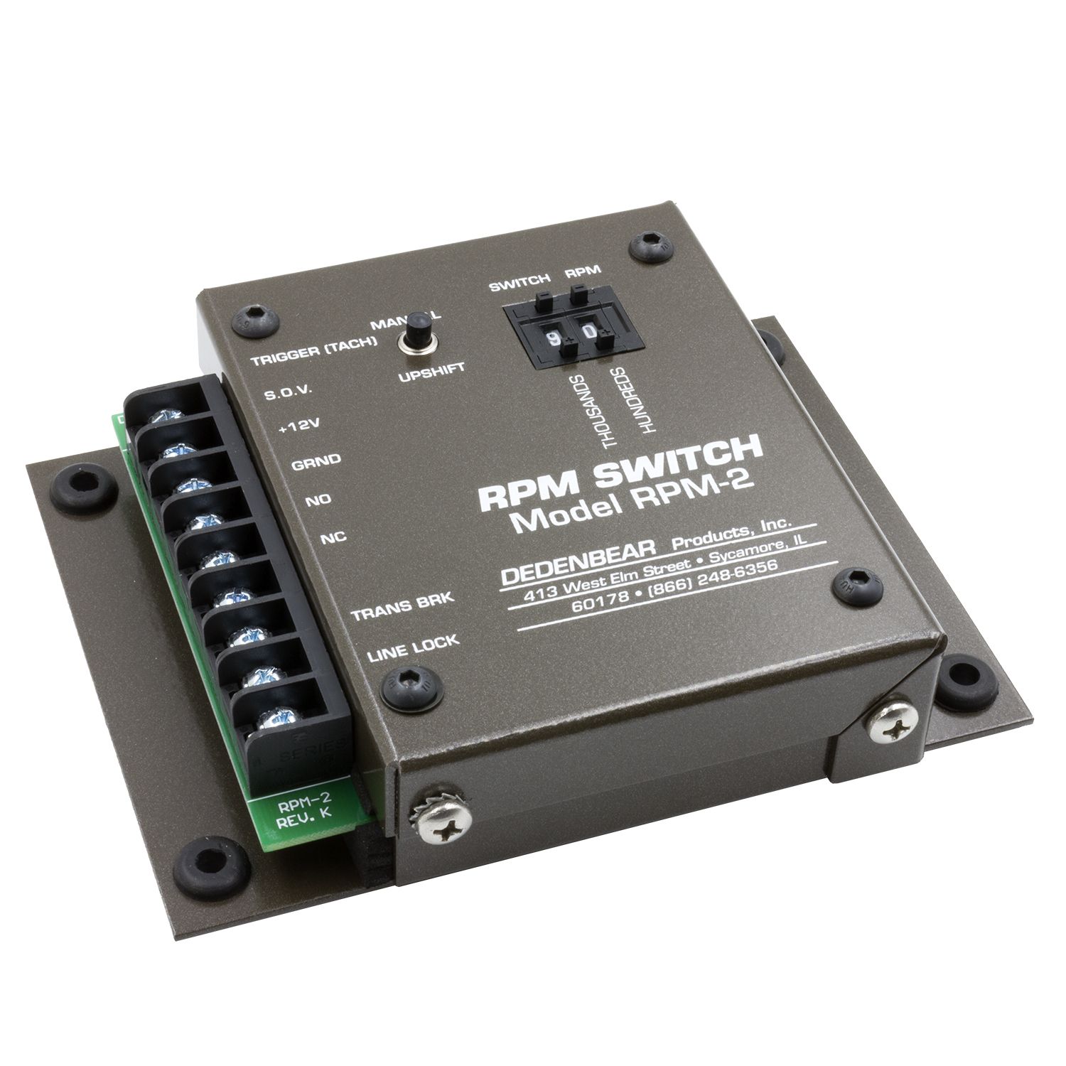 SOLENOID SHIFTER, 2 SPD. WITH RPM2 (RPM ACTIVATED SWITCH) Century