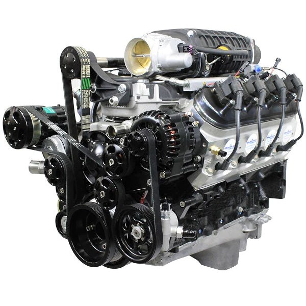 BluePrint Engines Pro Series Supercharged 427, EFI, with Black Pulley
