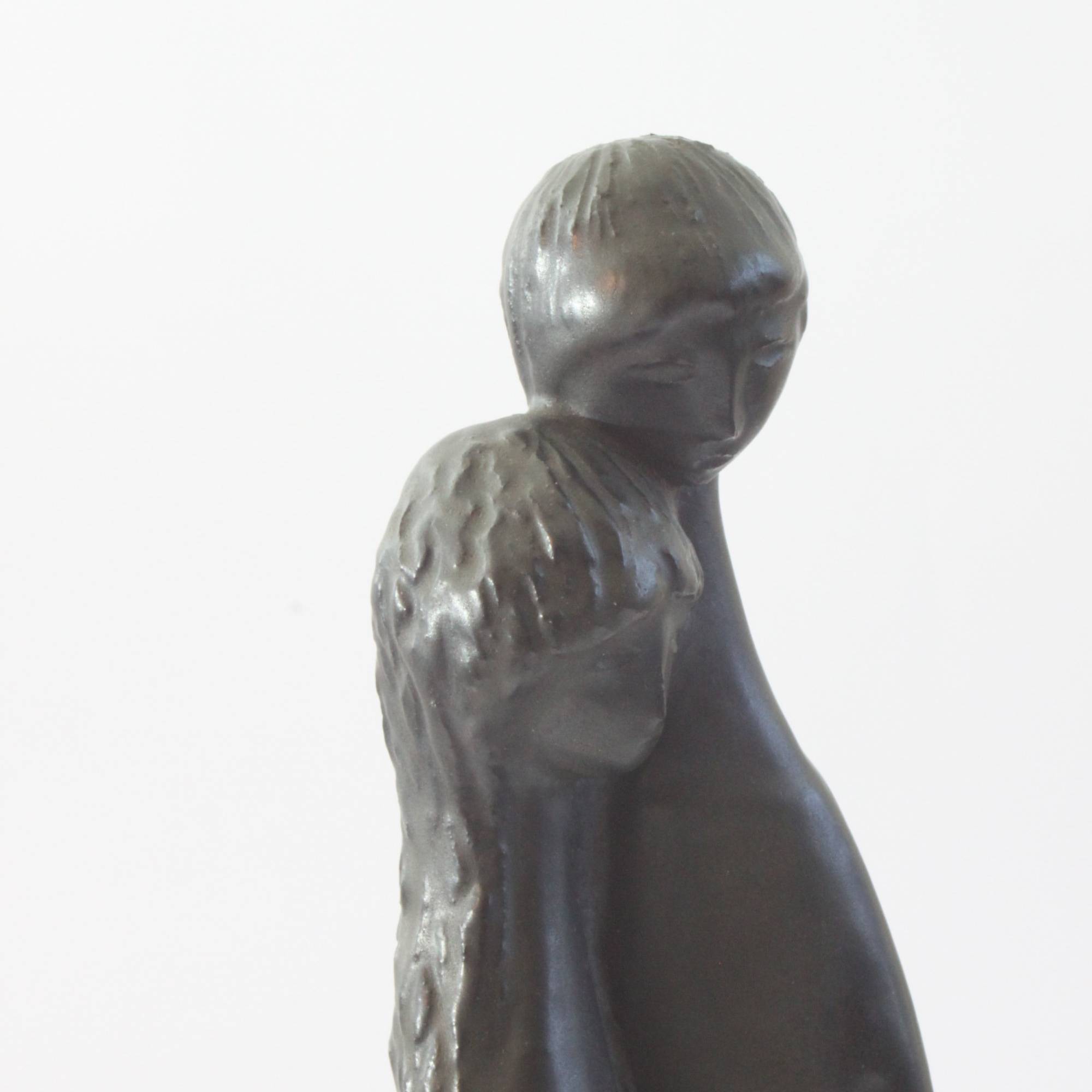 Ceramic sculpture by Elie Van Damme for Amphora Belgium Century Soup