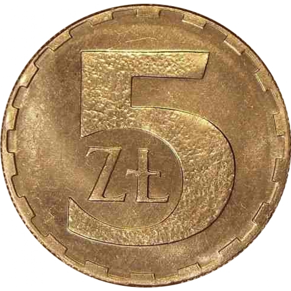 5 złotych Polska » PRL » Obiegowe Katalog Centrum numizmatyczne