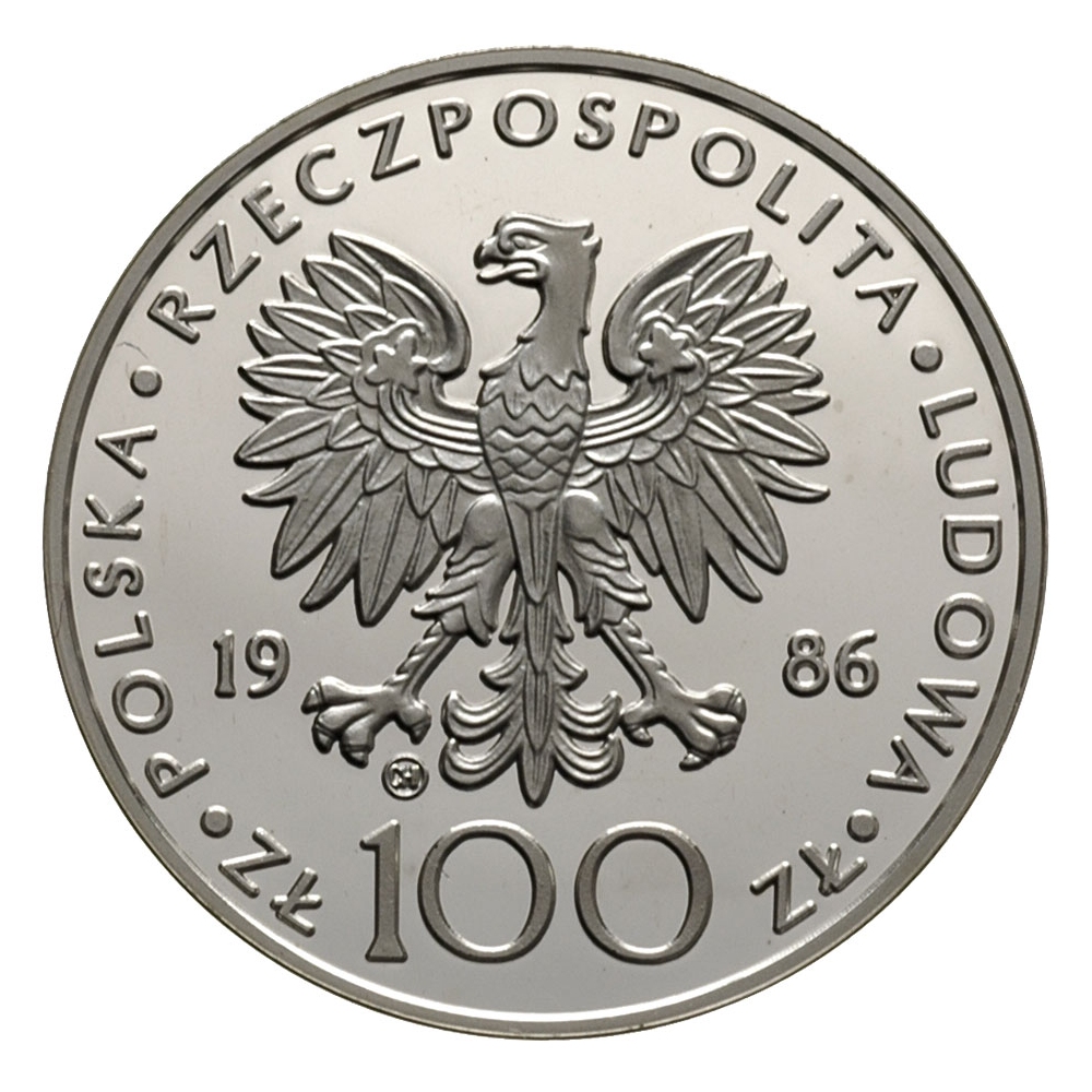 100 zł, Jan Paweł II (st. L) Polska » PRL » Kolekcjonerskie srebrne Katalog
