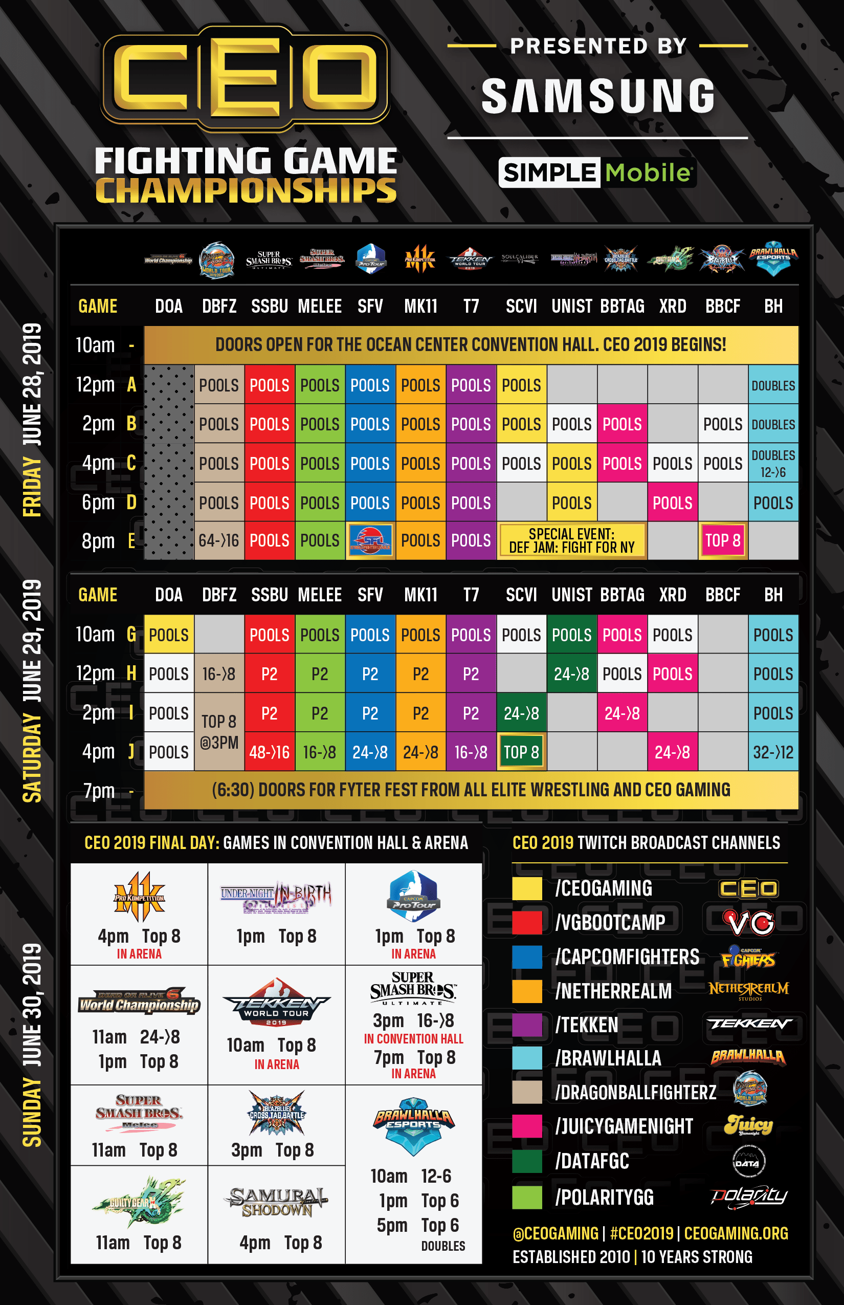 Ceo 2024 Schedule [Multi] Tweakers Fighting Community Actie, adventure en platform