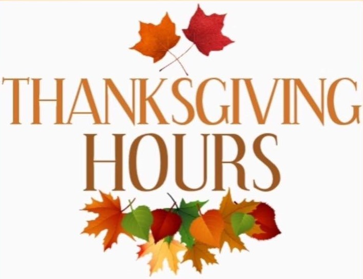Thanksgiving Hours CERA