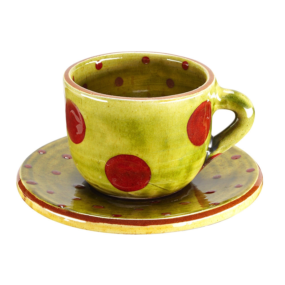 Taza y plato Cafè Puntos Cerámica Bosch, S.A.