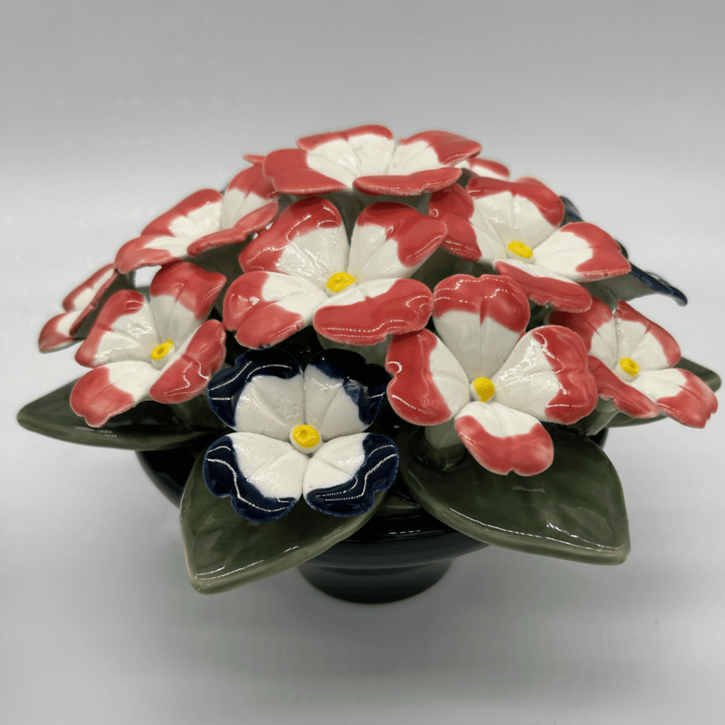 Large Primrose Ceramic Flowers