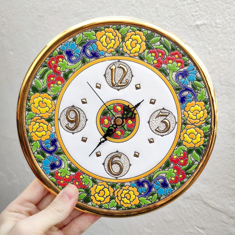 Ceramic Clock "22cm."