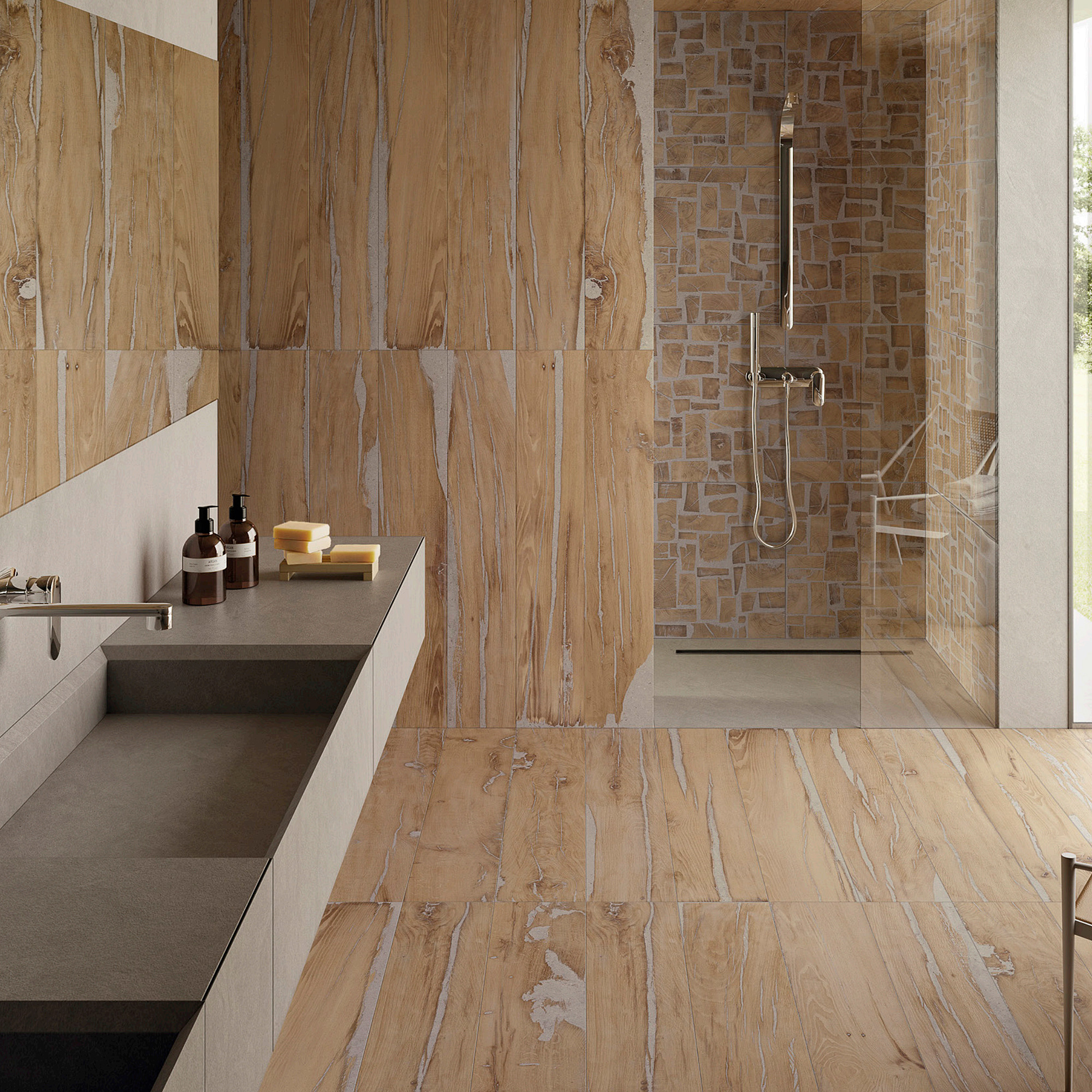 BEACH HOUSE by ARTISTIC TILE Ceramic Matrix Floridas Natural Stone