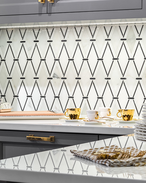 CALACATTA GOLD by ARTISTIC TILE Ceramic Matrix Floridas Natural