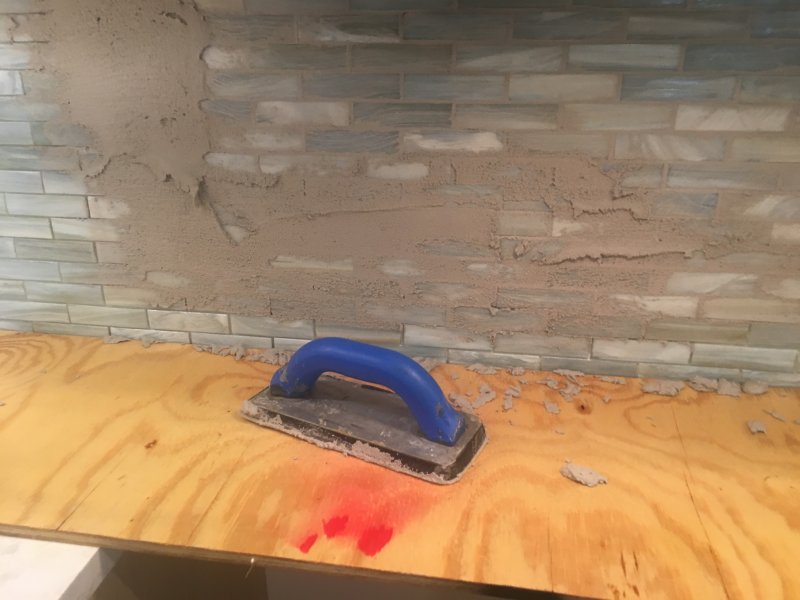 Glass Tile Backsplash Installation Wesley Chapel, Florida