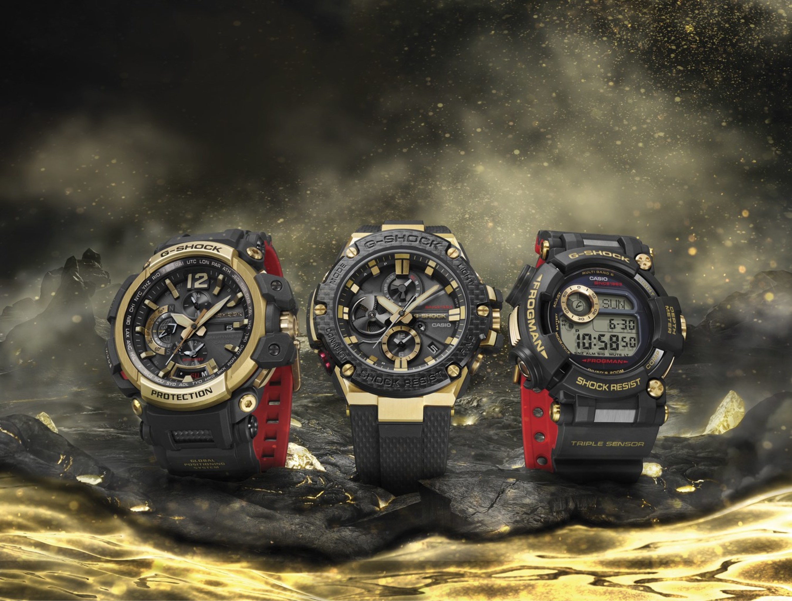 Casio Announces GOLD TORNADO 35th Anniversary GSHOCK Collection