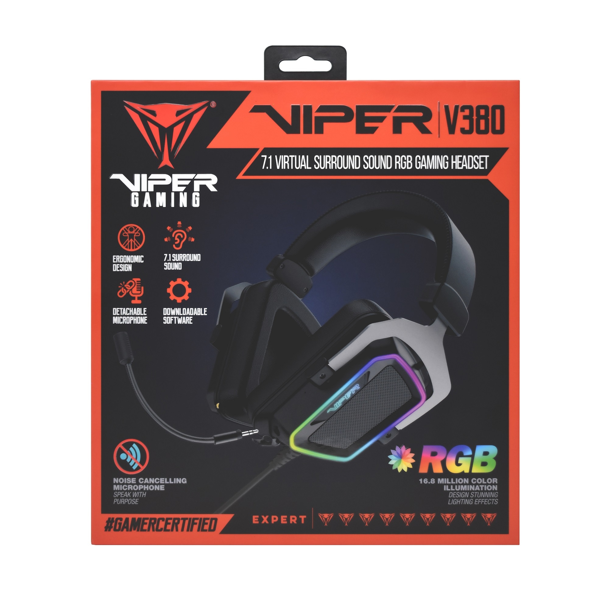 VIPER GAMING by PATRIOT™ launches Viper V380 Virtual 7.1 Surround Sound