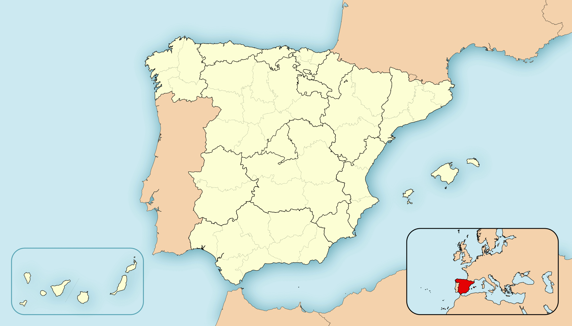 Juegos de Geografía Juego de Mares y océanos de España Cerebriti
