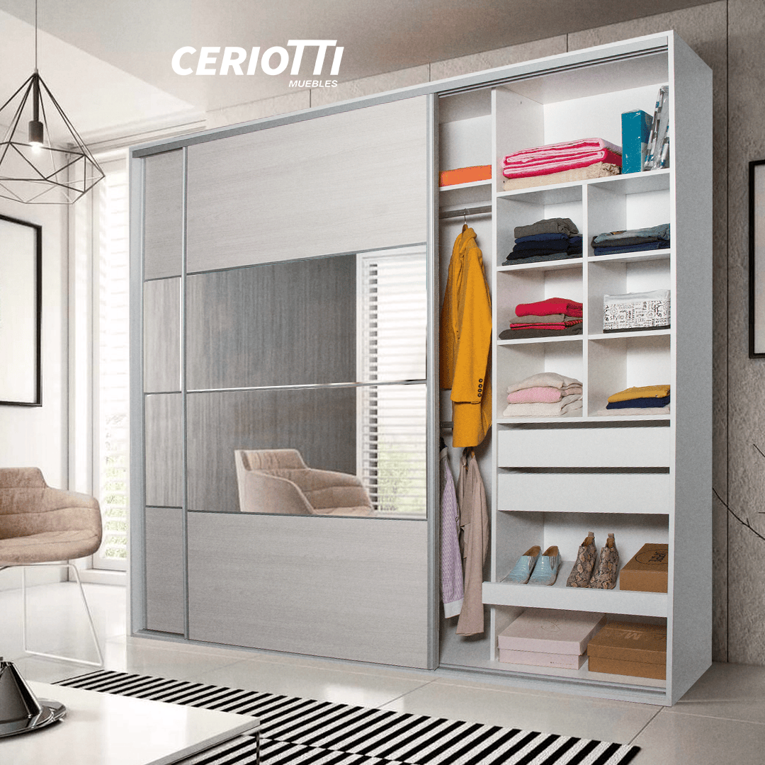 Placard Puertas Corredizas Mediano - Ceriotti Muebles