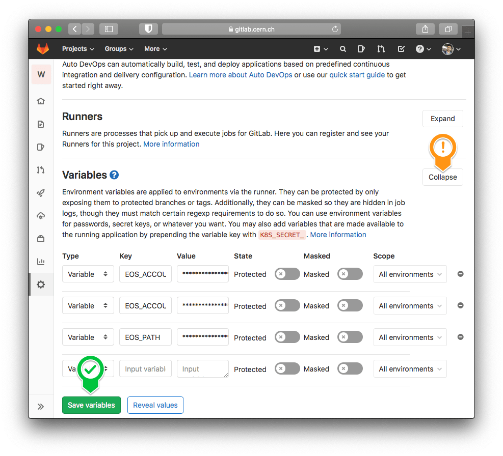 Deploy a static Hugo website on EOS with GitLab CI CERNBox Docs