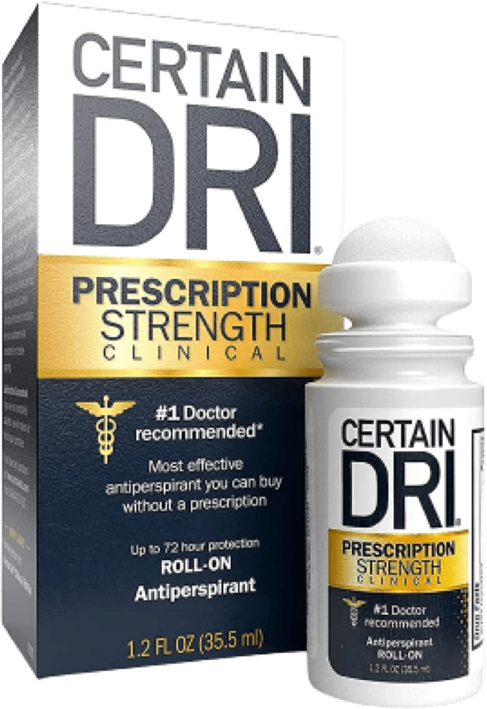 Clinical Strength Antiperspirant Roll On Deodorant Certain Dri