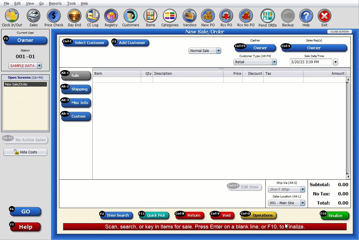 Using the Quick Pick CerTek Software