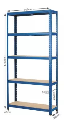 Schwerlastregal | Tragkraft Bis Zu 200 Kg Pro Fachboden | Tiefe 60 Cm.