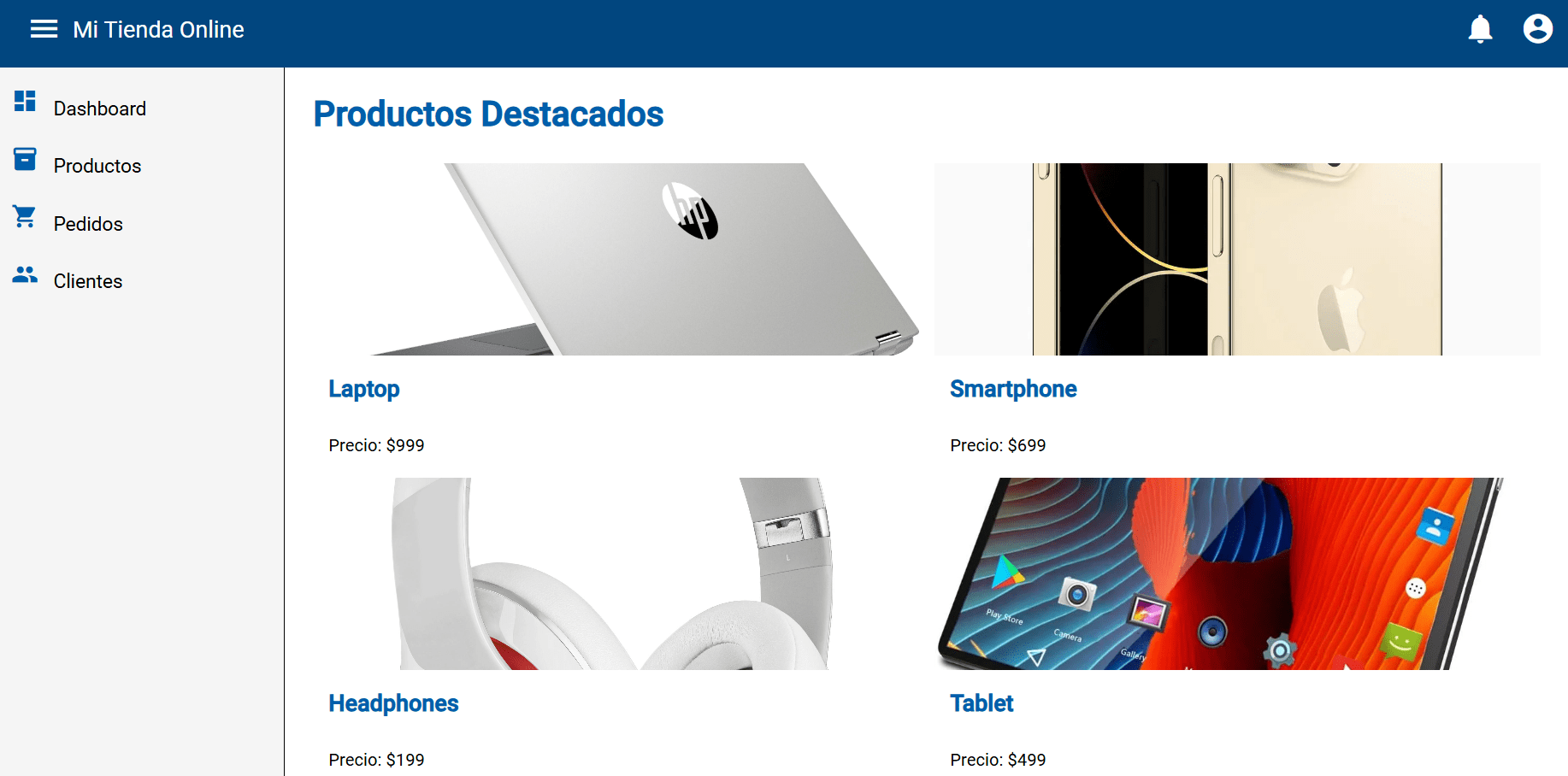Angular Material layout diseño responsivo