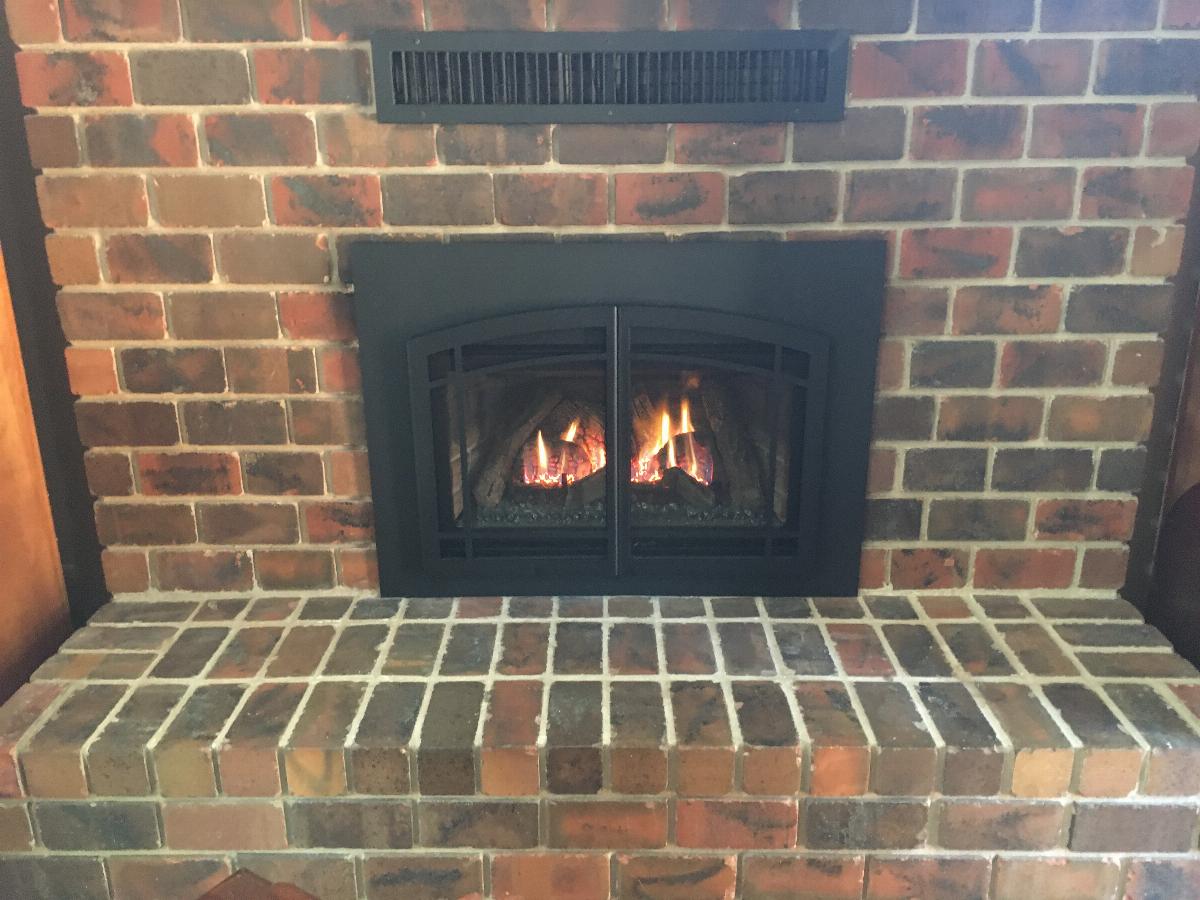 Installation of Direct Vent Insert Certified Fireplace & Chimney