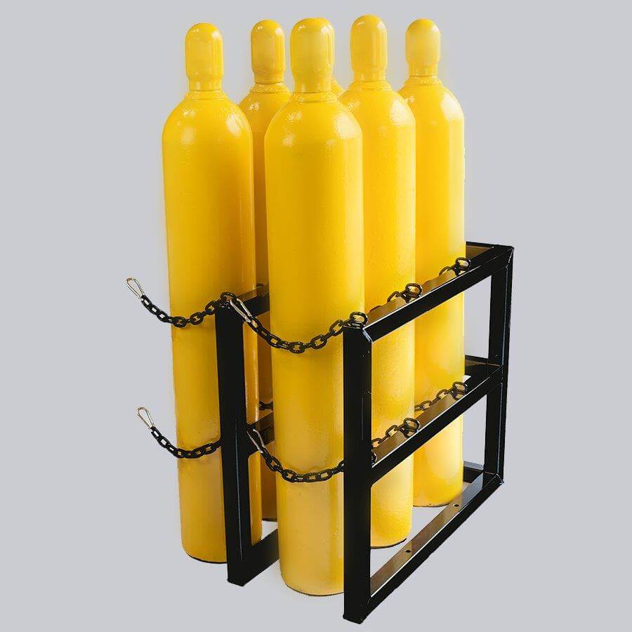 3D2WR Gas Cylinder Storage Rack Certified Medical Sales