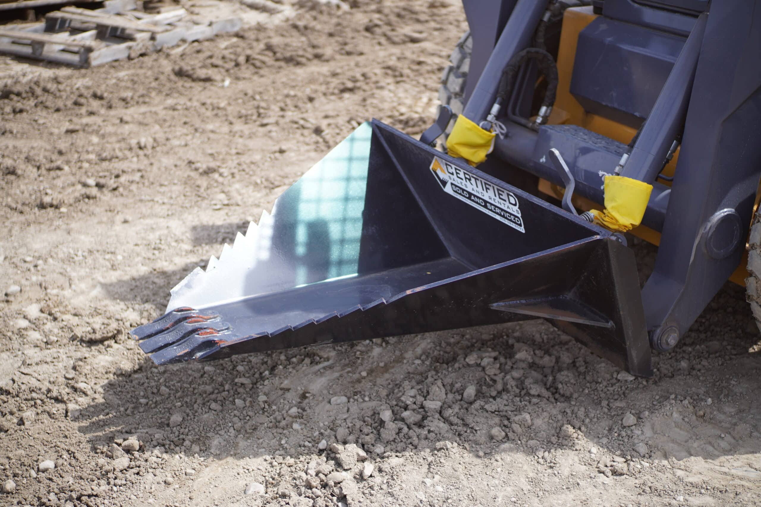 Skid Steer Stump Bucket Certified Sales & Rentals