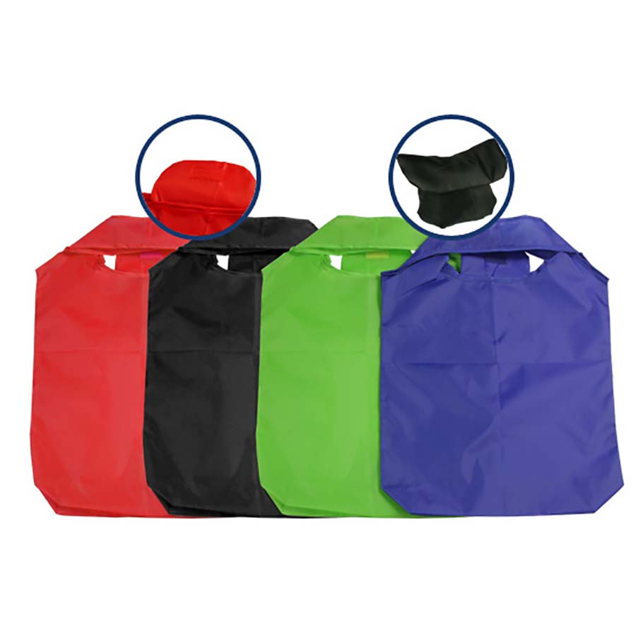 Nylon 190T Foldabe Shopping Bag Pouch on Bag Certo Solution