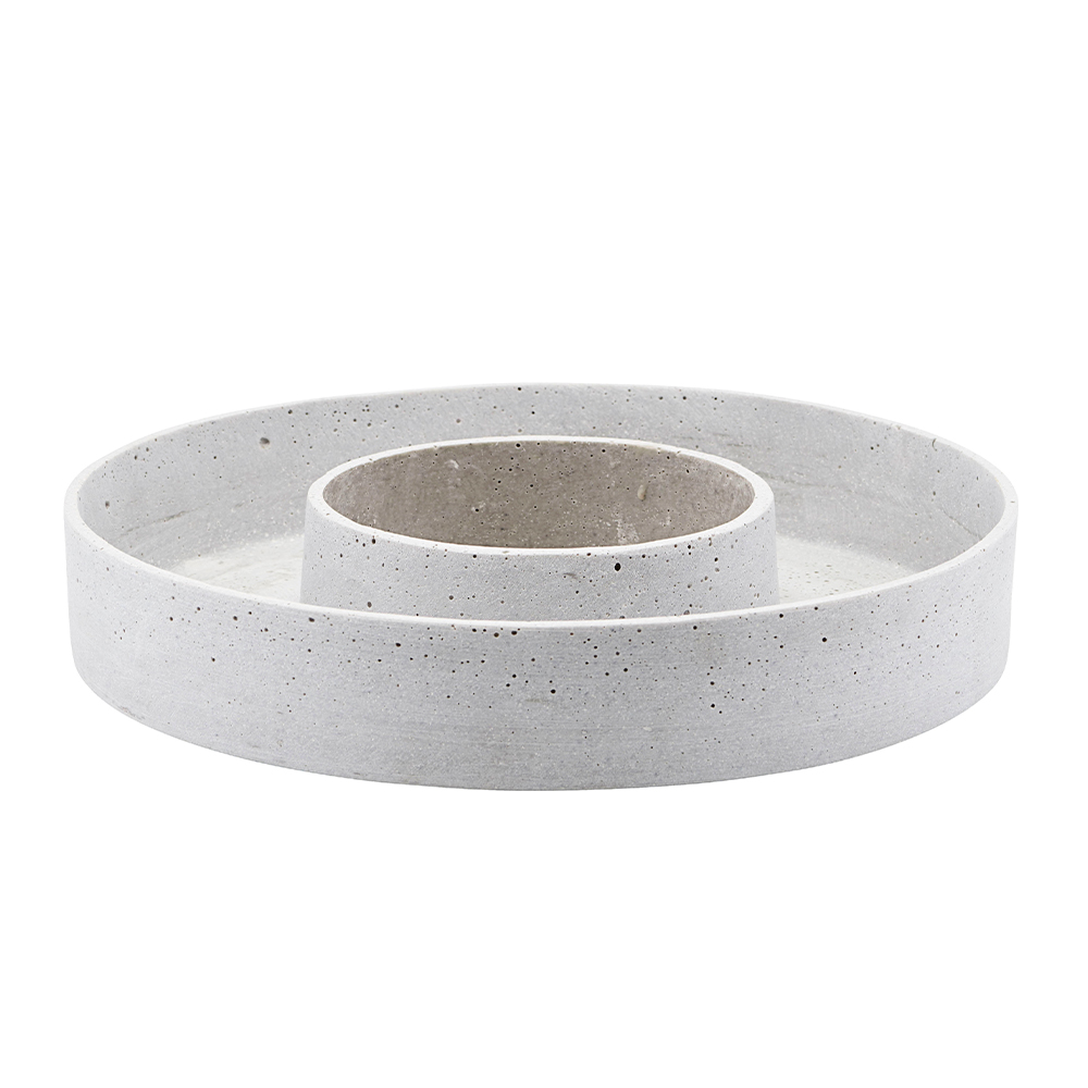 Ljusstake Rut Grå LJUSSTAKE RUT Star Trading Adventsljusstakar