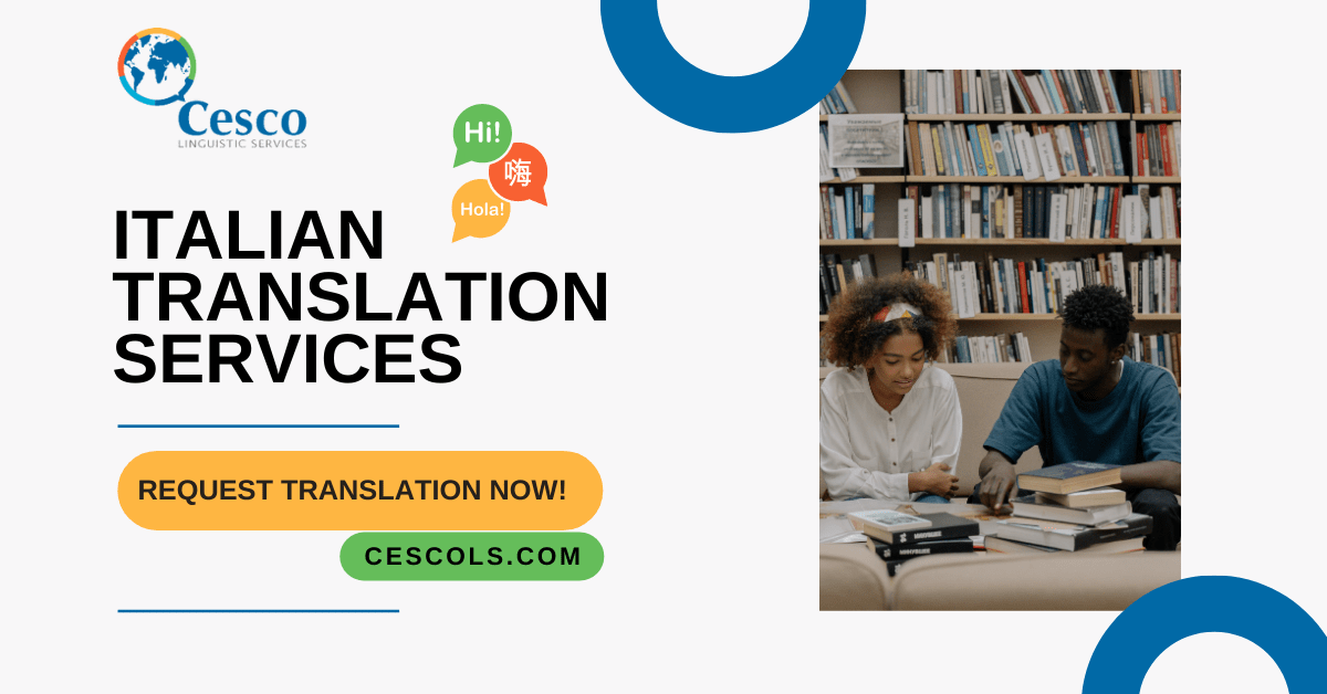 Italian Translation Services Cesco Linguistic Services