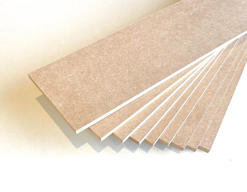 MDF Wall Panelling Strips 90mm(W) x 6mm(T) x 2400m(L) 10 Lengths In A
