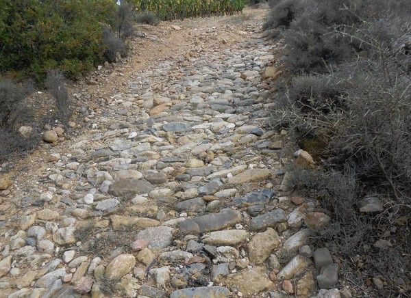 Chemin caladé