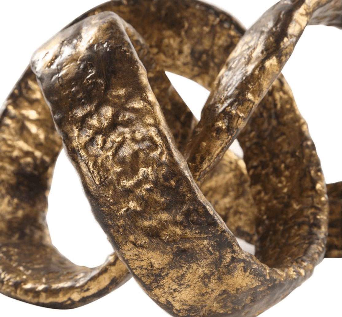 Bronze Metal Knot Sculpture