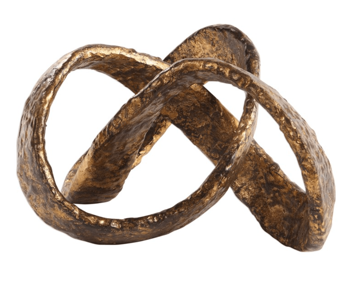 Bronze Metal Knot Sculpture