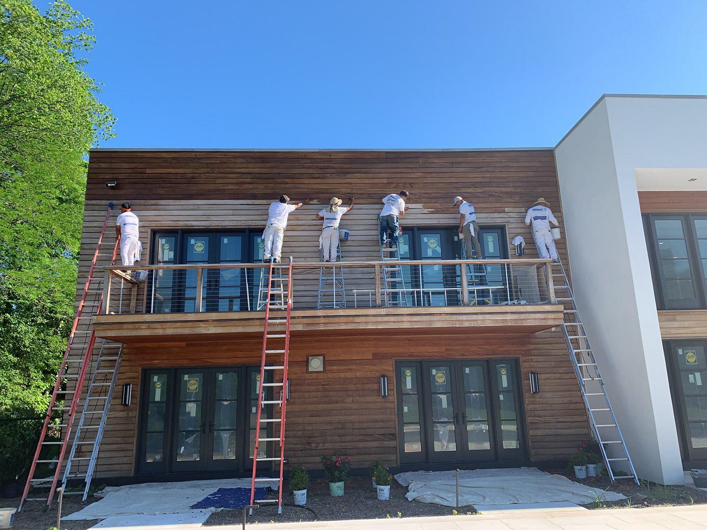 Exterior Painting Before and After Gallery C.E.T. Painting